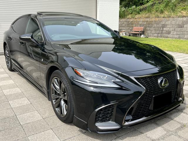 中古車 レクサス LS 500h Fスポーツ ハイブリット TRDエアロ サンルーフ の中古車詳細 (84,695km, ブラック, 千葉県,  570万円) | 中古車情報・中古車検索なら【車選びドットコム（車選び.com）】