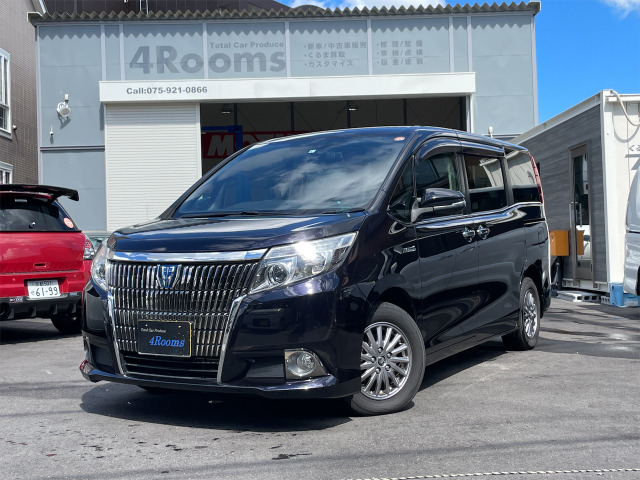 中古車 トヨタ エスクァイアハイブリッド 1 8 Xi アルパインビッグx フリップダウン の中古車詳細 79 371km ブラックm 京都府 168万円 中古車情報 中古車検索なら 車選びドットコム 車選び Com