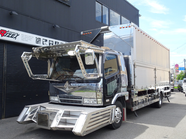 中古車 三菱ふそう ファイター カスタム カスタム 生エンジン 90アオリ の中古車詳細 715 463km ブラック 大阪府 528万円 中古車情報 中古車検索なら 車選びドットコム 車選び Com