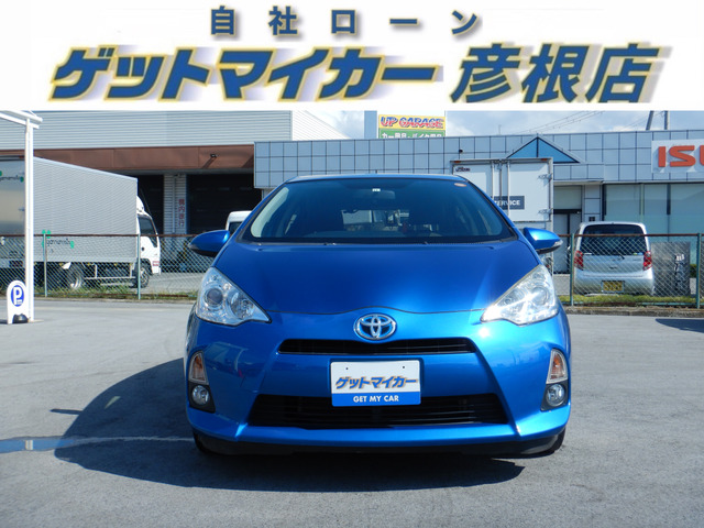 中古車 トヨタ アクア 1 5 G ブラックソフトレザーセレクション 自社ローン 滋賀 フルセグ の中古車詳細 79 196km ブルー 8t7 滋賀県 106万円 中古車情報 中古車検索なら 車選びドットコム 車選び Com