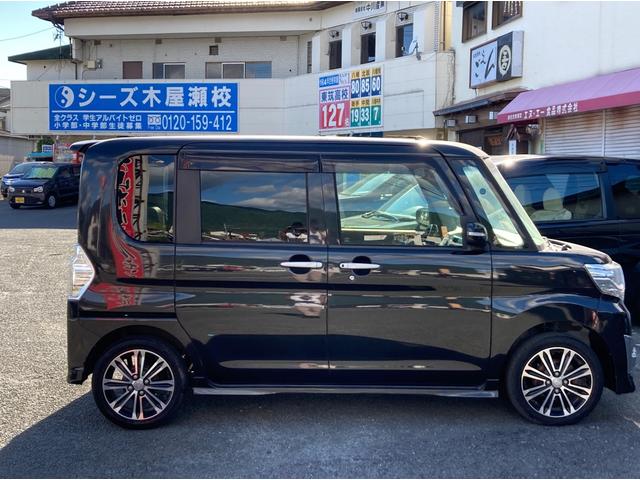 中古車 ダイハツ タントカスタム RS トップエディション SA ナビ地デジTV バックカメラ ETC の中古車詳細 (76,000km, ブラック,  福岡県, 89万円) | 中古車情報・中古車検索なら【車選びドットコム（車選び.com）】