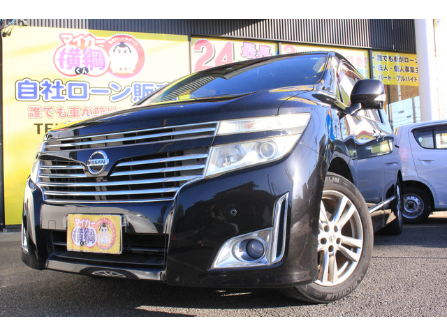 中古車 日産 エルグランド 2 5 250ハイウェイスター の中古車詳細 142 623km ブラック 愛知県 99 8万円 中古車情報 中古車検索なら 車選びドットコム 車選び Com