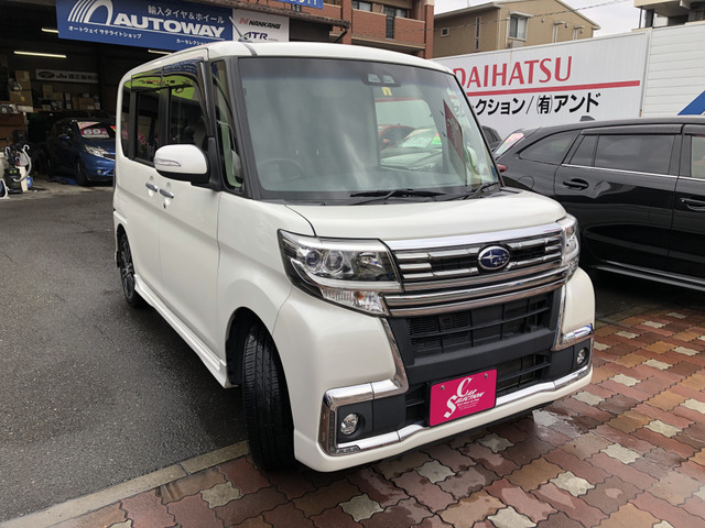 中古車 スバル シフォン カスタム RS リミテッド スマートアシスト 2年