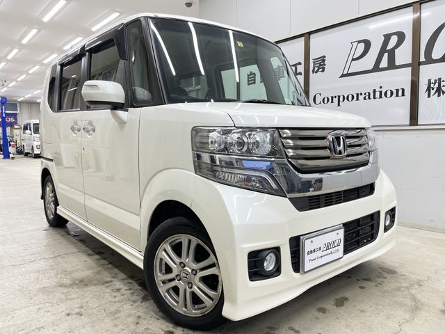 中古車 ホンダ N-BOXカスタム の中古車詳細 (92,000km, パールホワイト