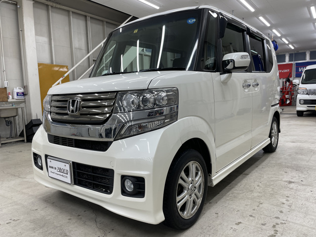 中古車 ホンダ N-BOXカスタム の中古車詳細 (92,000km, パールホワイト