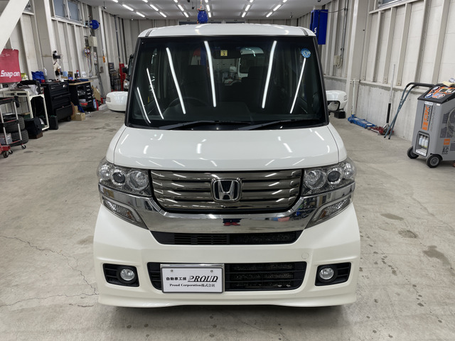 中古車 ホンダ N-BOXカスタム の中古車詳細 (92,000km, パールホワイト