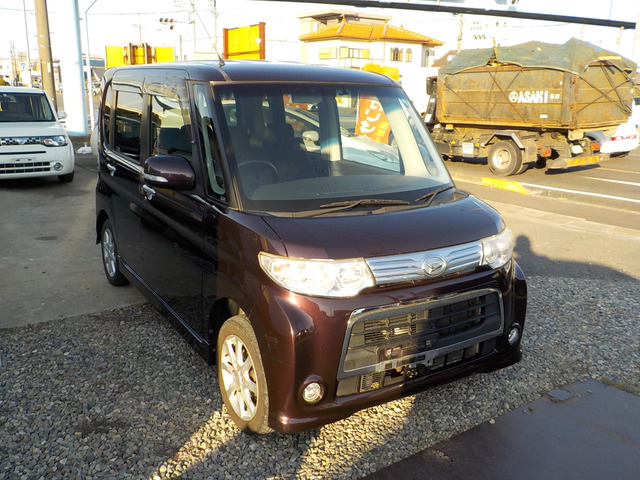 中古車 ダイハツ タントカスタム L スマートキー ナビ 車検整備2年付 
