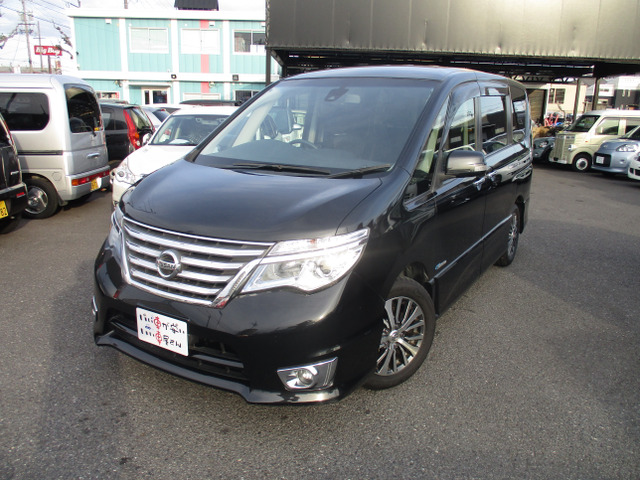 中古車 日産 セレナ 2.0 ハイウェイスター G S-HYBRID 禁煙☆ナビ☆CD