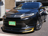 ハリアー 2.0 プレミアム スタイル ノアール フルエアロ20アルミ車高調9.2型ナビ