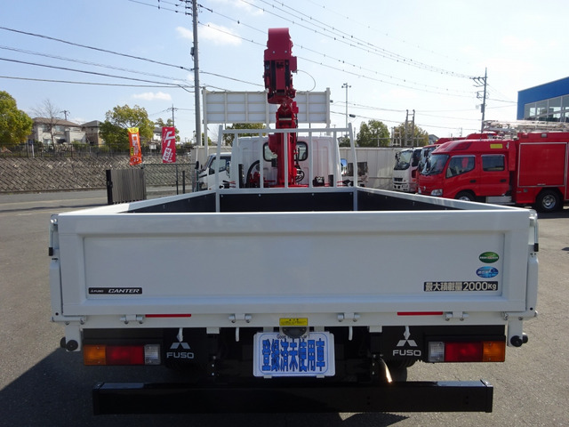 中古車 三菱ふそう キャンター クレーン 4段 ユニック 標準幅 ロング  