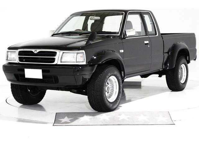 中古車 マツダ プロシード 2.6 キャブプラス 4WD キャブプラス 4WD リフトアップ ワイドオーバーフェンダー CD AUX の中古車詳細  (111,000km, ブラック, 群馬県, 186万円) | 中古車情報・中古車検索なら【車選びドットコム（車選び.com）】