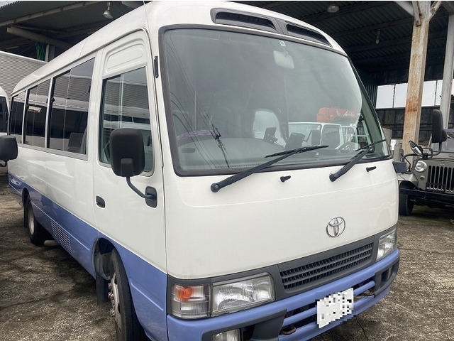 中古車 トヨタ コースター 車いす移動車 950登録 牽引ビッグバン の