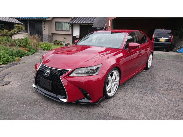 レクサスGS350純正フロントバンパー、フォグランプ、エアロ