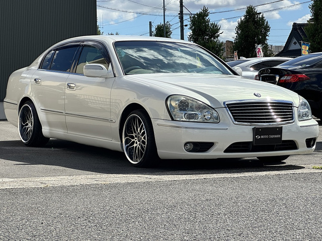 中古車 日産 シーマ 4.5 450VIP 社外マフラー 車高調 18インチ の中古車詳細 (48,000km, パールホワイト, 愛知県,  90万円) | 中古車情報・中古車検索なら【車選びドットコム（車選び.com）】