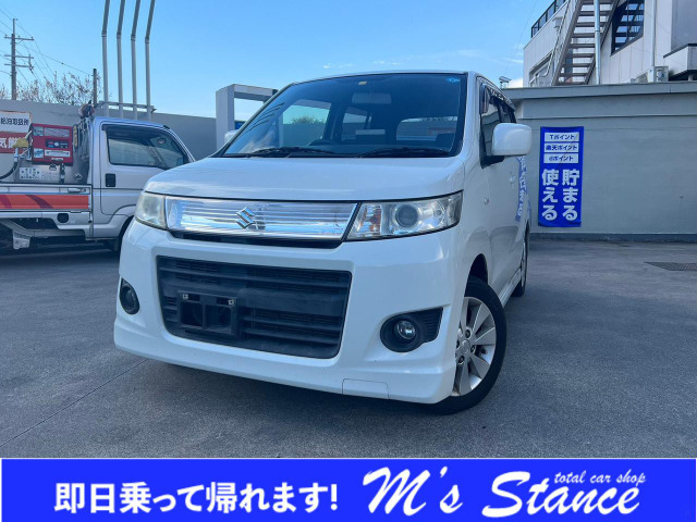 中古車 スズキ ワゴンRスティングレー X ナビ ETC AW フォグランプ 2WD