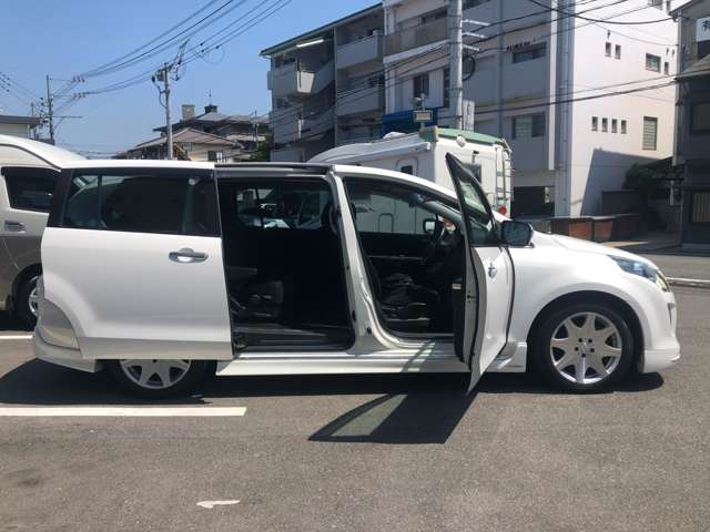 中古車 マツダ MPV 2.3 23T ワンオーナー フルエアロ アルミ ナビTV の ...