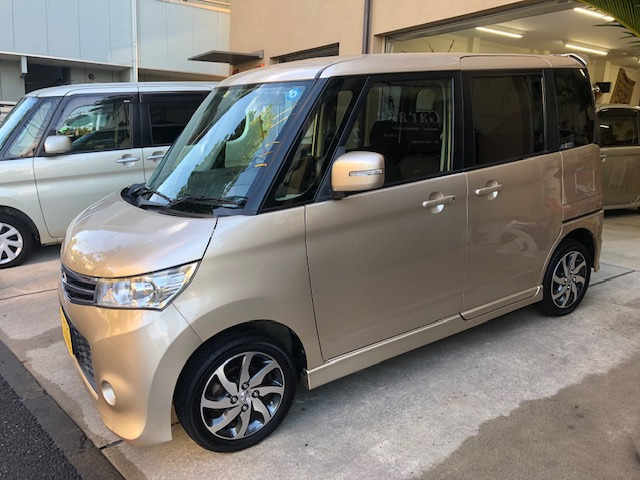 中古車 日産 ルークス ハイウェイスター 片側Pスライドドア/車検2年付/純正ナビ の中古車詳細 (84