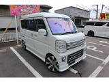 エブリイワゴン PZターボスペシャル 4WD ハイルーフ Fスポイラー 外17AW
