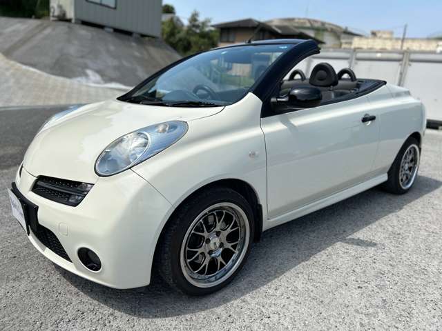 中古車 日産 マイクラC+C 1.6 Bluetoothフルセグナビ Bカメラ の中古車