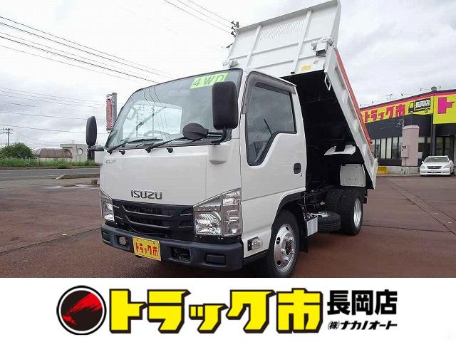 中古車 いすゞ エルフ 3.0 強化ダンプ フルフラットロー ディーゼル 4WD 2.6t 4ナンバー の中古車詳細 (30,427km, ホワイト,  新潟県, 412.5万円) | 中古車情報・中古車検索なら【車選びドットコム（車選び.com）】