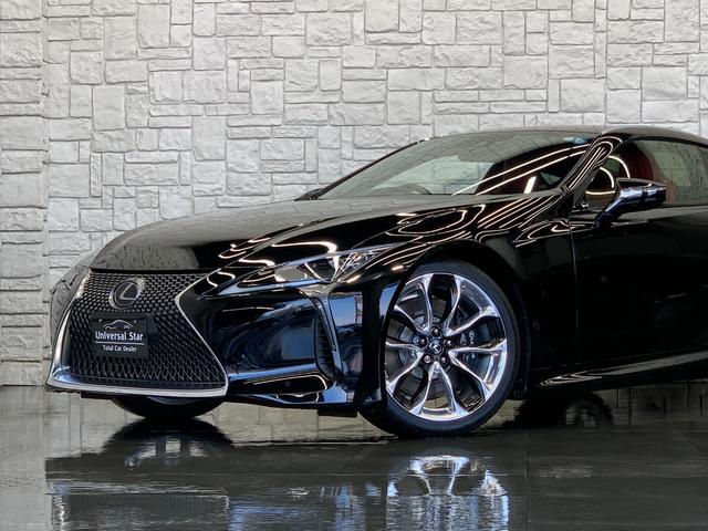 中古車 レクサス LC 500h Sパッケージ LEXUSセーフティ+/CFRPルーフ の