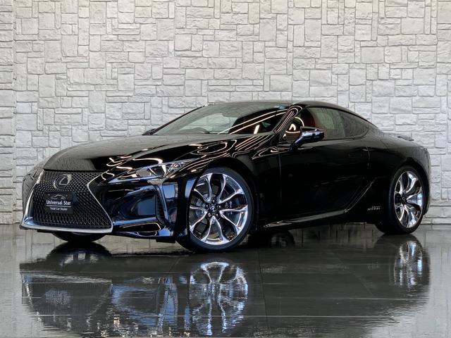 中古車 レクサス LC 500h Sパッケージ LEXUSセーフティ+/CFRPルーフ の