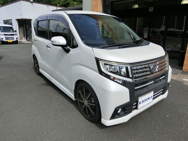 中古車 ダイハツ ムーヴカスタム X SA 社外ナビ・Rカメラ、ローダウン の中古車詳細 (65,100km, パールホワイト, 京都府, 79万円)  | 中古車情報・中古車検索なら【車選びドットコム（車選び.com）】