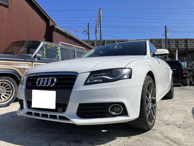 中古車 アウディ A4 2.0 TFSI クワトロ 4WD 革シート4WD ナビETC 検6.8