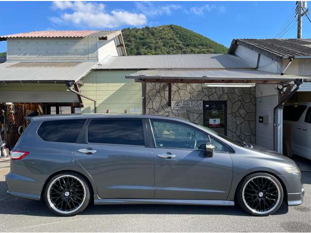 中古車 ホンダ オデッセイ 2.4 M エアロパッケージ 車高調 ホイール 検