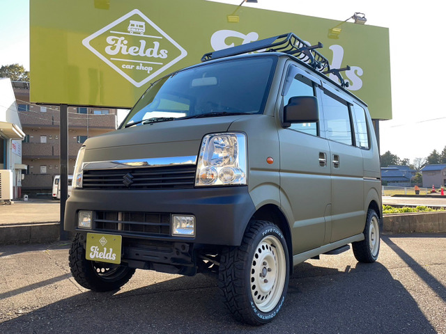 中古車 スズキ エブリイワゴン PZターボスペシャル リフトアップ済み