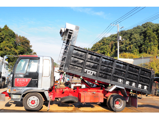 中古車 日野 レンジャー ダンプ 11.3立米 ベット付 深ロングダンプ の