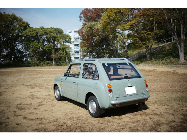 中古車 日産 パオ 1.0 キャンバストップ シート張替え キャンバストップ張替付!! の中古車詳細 (171,600km, オリーブグレイ,  大阪府, 97.8万円) | 中古車情報・中古車検索なら【車選びドットコム（車選び.com）】