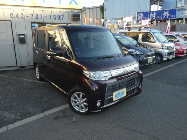 中古車 ダイハツ タントカスタム X 片側電動スライドドア HDDナビ ETC の中古車詳細 (113,998km, ワインレッド, 東京都,  25.9万円) | 中古車情報・中古車検索なら【車選びドットコム（車選び.com）】