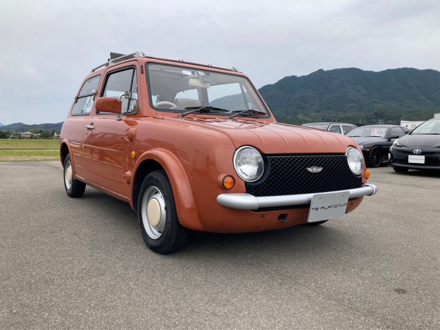 中古車 日産 パオ 1.0 キャンバストップ キャンバス張り替え済 の中古車詳細 (223,000km, オレンジ, 福岡県, 65万円) |  中古車情報・中古車検索なら【車選びドットコム（車選び.com）】