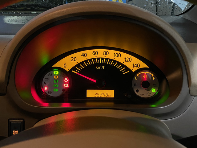 H24年 HA35S アルトエコ スピードメーター 走行 57，905km 中古