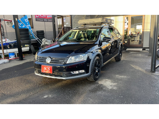 中古車 フォルクスワーゲン パサートオールトラック 2.0 TSI 4モーション 4WD 黒革パワーシート・ヒーター付き/4WD の中古車詳細  (98