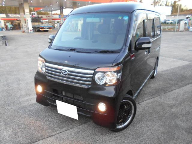 中古車 ダイハツ アトレーワゴン カスタムターボ RS リミテッド ローダウン・ワーク15AW の中古車詳細 (90,500km, ブラック,  千葉県, 59.8万円) | 中古車情報・中古車検索なら【車選びドットコム（車選び.com）】