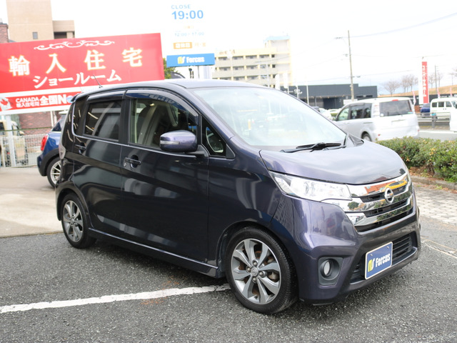 中古車 日産 デイズ ハイウェイスター Gターボ 全方位カメラ/ナビ/地デジ/ローダウン の中古車詳細 (137,871km, パープル, 福岡県,  26万円) | 中古車情報・中古車検索なら【車選びドットコム（車選び.com）】