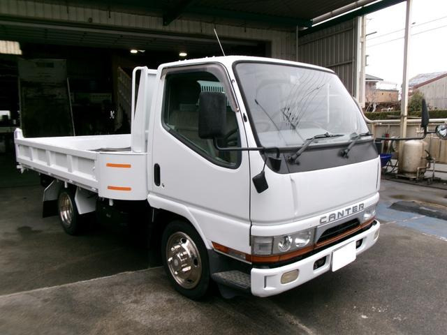 中古車 三菱ふそう キャンター ダンプ スライドダンプ 土砂禁 荷台内寸2870×2070 の中古車詳細 (207