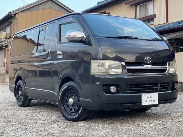 中古車 トヨタ ハイエースバン 2.5 スーパーGL ロング ディーゼル 4WD ベッドキット ソレックス ヒッチメンバー の中古車詳細  (269,000km, 灰, 愛知県, 104万円) | 中古車情報・中古車検索なら【車選びドットコム（車選び.com）】