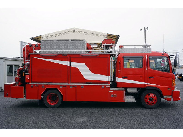 日野 レンジャー 4WD レスキュー 3段クレーン 消防車 の中古車詳細