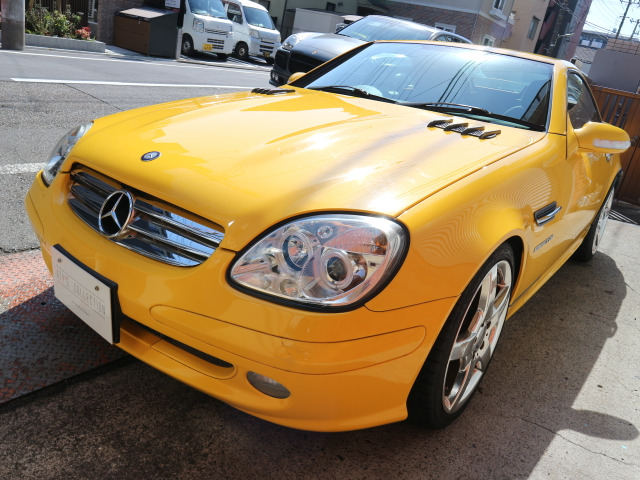 中古車 メルセデス・ベンツ SLKクラス SLK230 コンプレッサー 鮮やかなイエロー の中古車詳細 (49,878km, イエロー, 東京都,  80万円) | 中古車情報・中古車検索なら【車選びドットコム（車選び.com）】