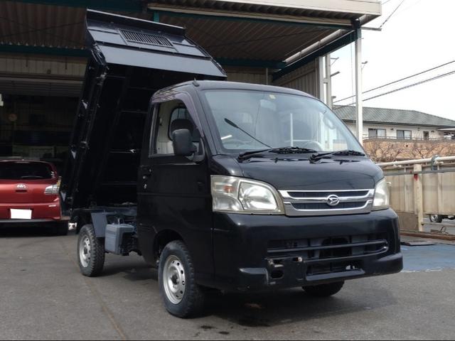 中古車 ダイハツ ハイゼットトラック 多目的ダンプ 黒色変え AC 4WD の中古車詳細 (110,000km, ブラック, 静岡県, 70万円) |  中古車情報・中古車検索なら【車選びドットコム（車選び.com）】