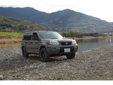 日産エクストレイルキャンプカー_河川敷