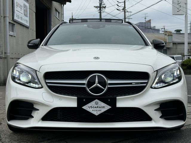 中古車 メルセデス・ベンツ Cクラスワゴン AMG C43 4マチック 4WD パノラミックスライディングルーフ 赤本革 の中古車詳細  (36