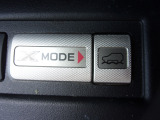 悪路走行に心強いX-MODE4WD。
