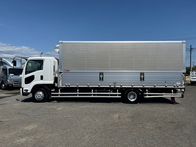 中古車 いすゞ フォワード 冷蔵冷凍車 冷凍ウイング 後輪