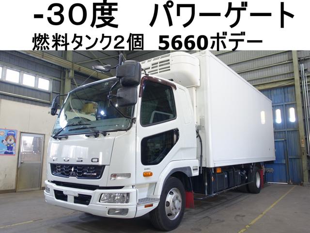 ファイター  214番 パワーゲート1t 低温 冷蔵冷凍 -30度 東プレ 燃料タンク2個