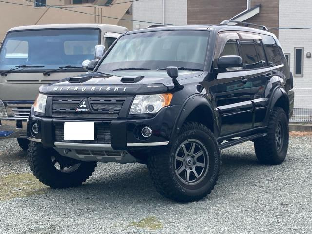 中古車 三菱 パジェロ 3.0 ロング エクシード 4WD リフトアップ 社外 ...