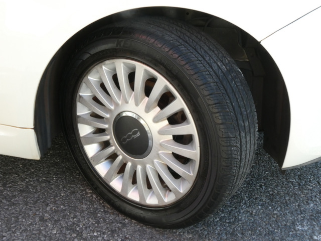 送料込み】FIAT500twin Airラウンジ純正アルミ(タイヤは保護材